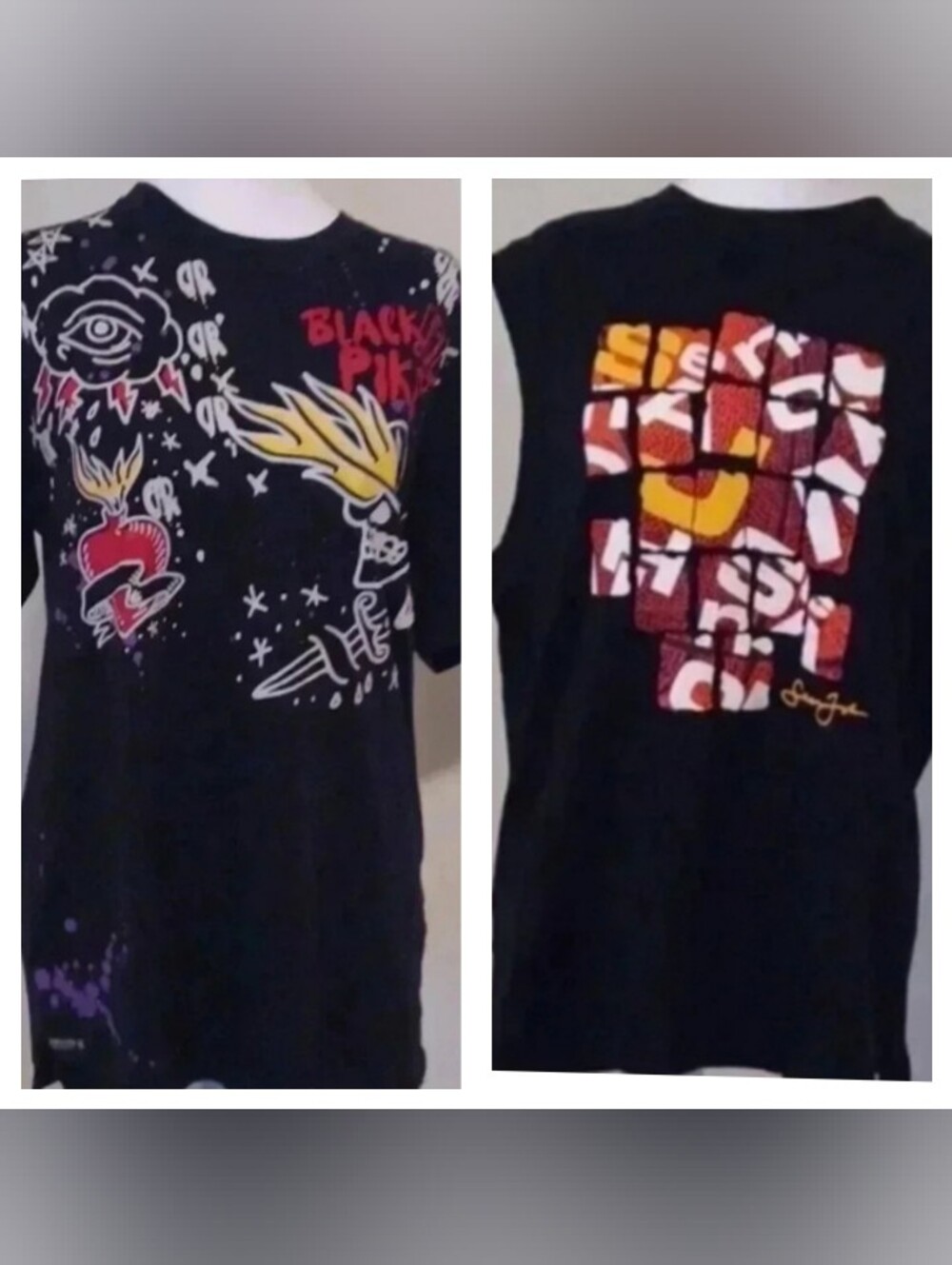 -- 2 Boy's tops Size Medium And Large Bundle